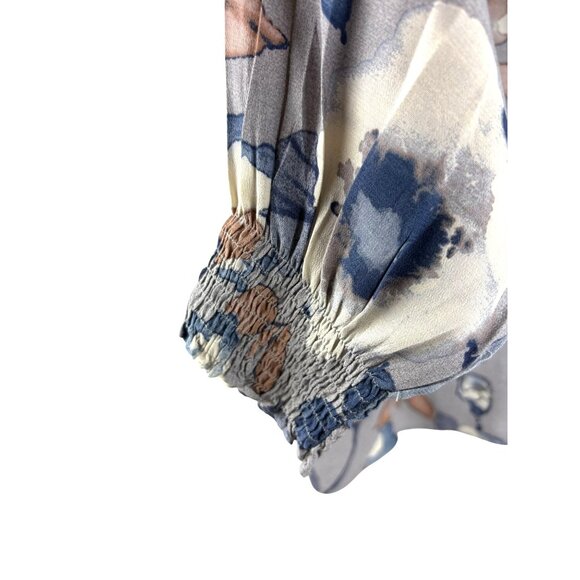 Boho Retro Cottage Career Liz Claiborne Woman Rayon Tunic Blouse, Women's 18W - Picture 5 of 9